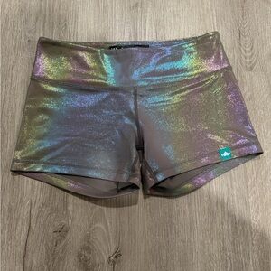 Holographic Athletic Shorts